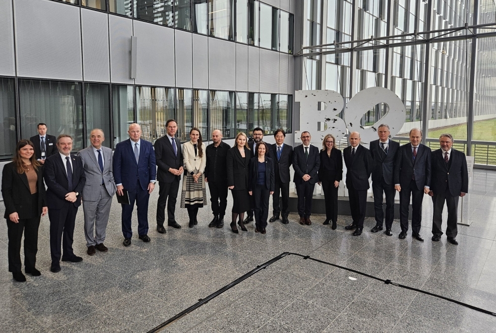 Ukraine ceremony group photo